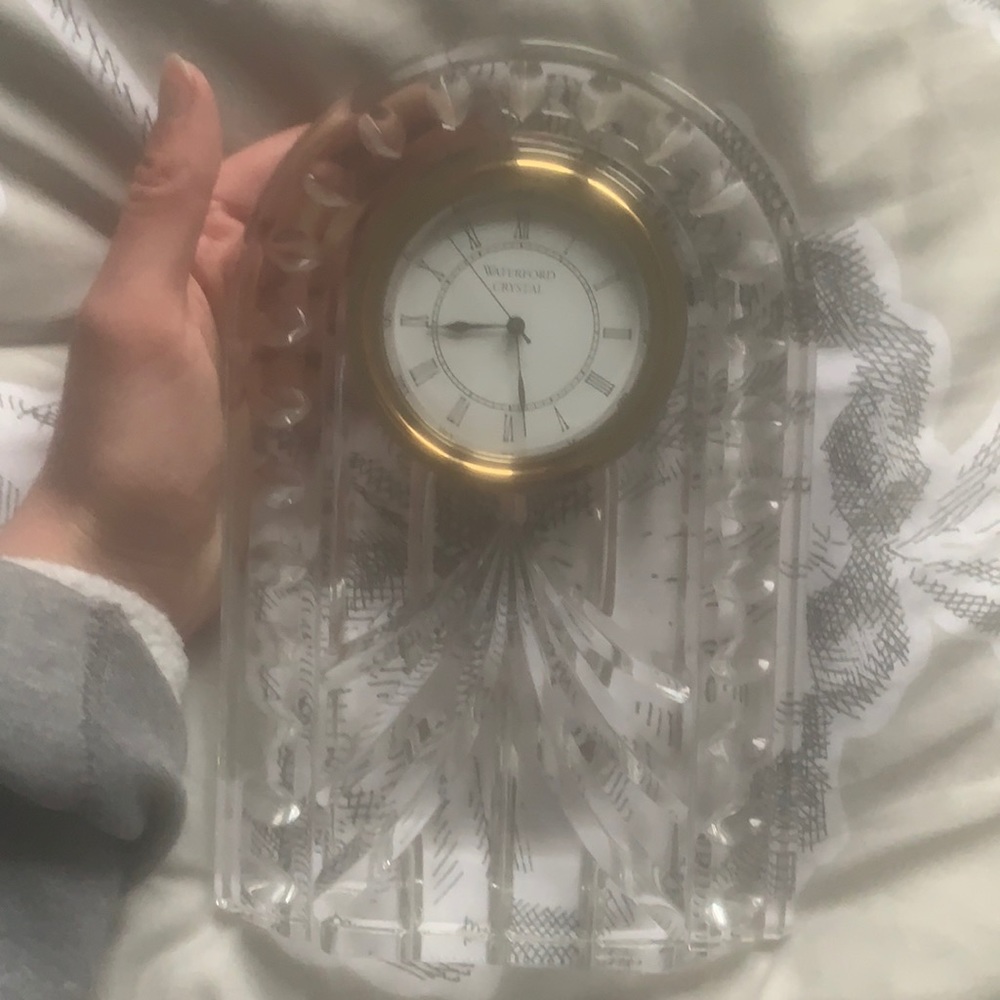 Waterford crystal clock